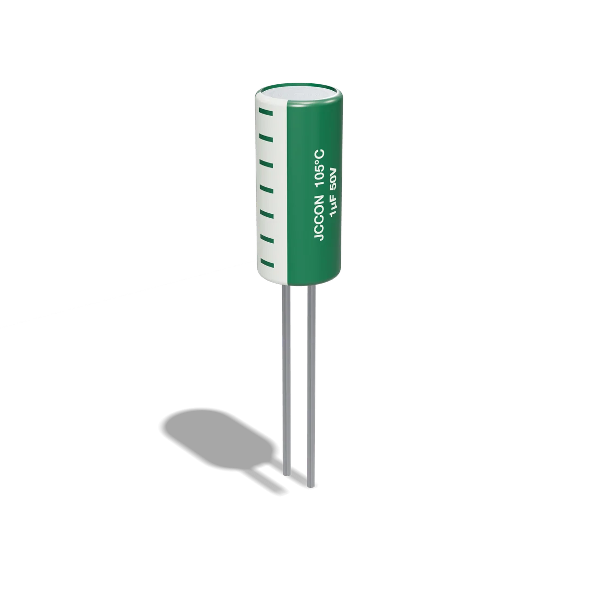 خازن الکترولیتی 1µF 50V JCCON سبز
