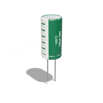 خازن الکترولیتی 100µF 50V سبز