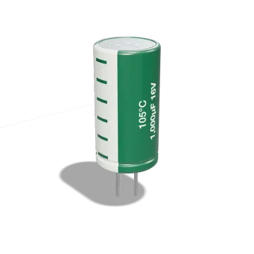 خازن الکترولیتی 1000µF 16V سبز