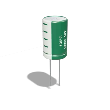 خازن الکترولیتی 100µF 16V سبز