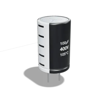 خازن الکترولیتی 100µF 400V مشکی